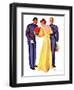 "Courting Cadets,"May 16, 1936-R.J. Cavaliere-Framed Giclee Print