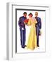 "Courting Cadets,"May 16, 1936-R.J. Cavaliere-Framed Giclee Print