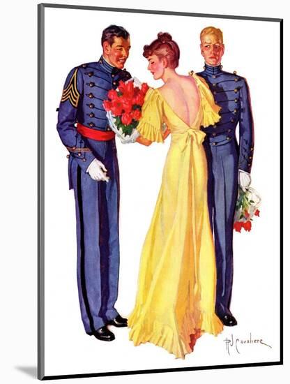 "Courting Cadets,"May 16, 1936-R.J. Cavaliere-Mounted Giclee Print