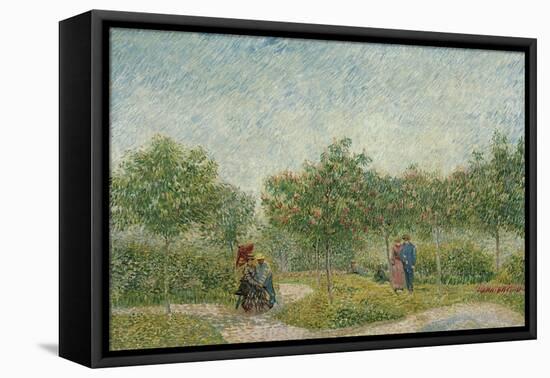 Courting Couples in the Voyer D'Argenson Park in Asnières, 1887-Vincent van Gogh-Framed Stretched Canvas
