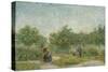 Courting Couples in the Voyer D'Argenson Park in Asnières, 1887-Vincent van Gogh-Stretched Canvas