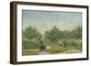 Courting Couples in the Voyer D'Argenson Park in Asnières, 1887-Vincent van Gogh-Framed Giclee Print