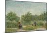Courting Couples in the Voyer D'Argenson Park in Asnières, 1887-Vincent van Gogh-Mounted Giclee Print