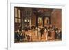 Courtly Company Entertained by Musicians in a Palace Interior-Louis de Caullery-Framed Giclee Print