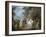 Courtly Scene in a Park, C.1730-35-Jean-Baptiste Joseph Pater-Framed Giclee Print