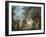 Courtly Scene in a Park, C.1730-35-Jean-Baptiste Joseph Pater-Framed Giclee Print