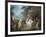 Courtly Scene in a Park, C.1730-35-Jean-Baptiste Joseph Pater-Framed Giclee Print