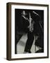 Courtney Pine on Stage at the Forum Theatre, Hatfield, Hertfordshire, 8 April 1987-Denis Williams-Framed Photographic Print