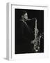 Courtney Pine Playing Tenor Saxophone at the Forum Theatre, Hatfield, Hertfordshire, 8 April 1987-Denis Williams-Framed Photographic Print