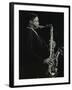 Courtney Pine Playing Tenor Saxophone at the Forum Theatre, Hatfield, Hertfordshire, 8 April 1987-Denis Williams-Framed Photographic Print