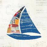 At the Regatta III Sail Sq-Courtney Prahl-Art Print