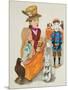 Courtroom Scene in Wonderland-Stevie Taylor-Mounted Giclee Print