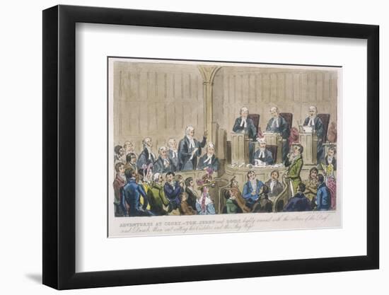 Courtroom Scene-Robert Cruickshank-Framed Photographic Print