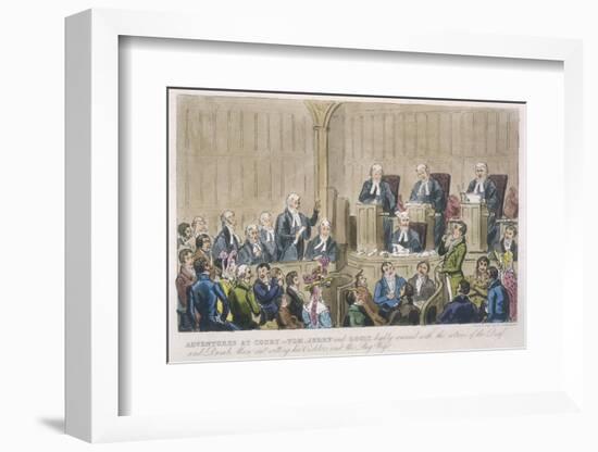 Courtroom Scene-Robert Cruickshank-Framed Photographic Print