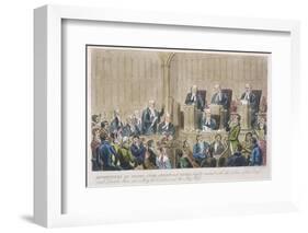 Courtroom Scene-Robert Cruickshank-Framed Photographic Print