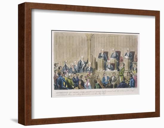 Courtroom Scene-Robert Cruickshank-Framed Photographic Print