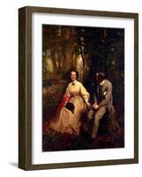 Courtship, 1864-65-George Cochran Lambdin-Framed Giclee Print