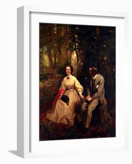 Courtship, 1864-65-George Cochran Lambdin-Framed Giclee Print