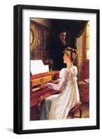 Courtship, 1903-Edmund Blair Leighton-Framed Giclee Print