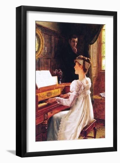 Courtship, 1903-Edmund Blair Leighton-Framed Giclee Print