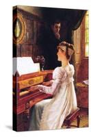 Courtship, 1903-Edmund Blair Leighton-Stretched Canvas