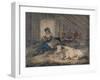 'Courtship in a Cowshed', c1801-Julius Caesar Ibbetson-Framed Giclee Print