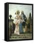 Courtship-Federigo Andreotti-Framed Stretched Canvas