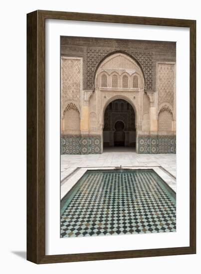 Courtyard and Pool-Martin Child-Framed Photographic Print