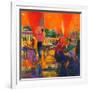 Courtyard Cafe, Tunis-Peter Graham-Framed Giclee Print