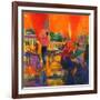 Courtyard Cafe, Tunis-Peter Graham-Framed Giclee Print