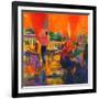 Courtyard Cafe, Tunis-Peter Graham-Framed Giclee Print