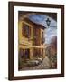 Courtyard Cafe-Malcolm Surridge-Framed Giclee Print