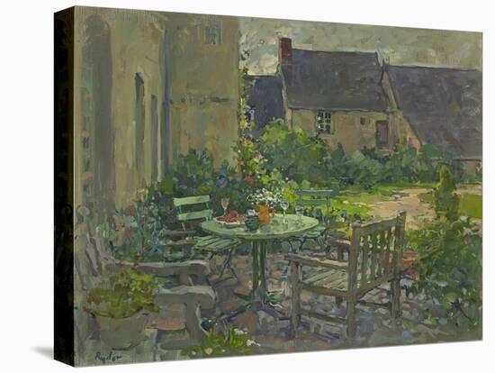 Courtyard Drinks, Champfreau-Susan Ryder-Stretched Canvas