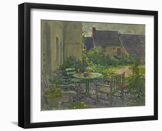 Courtyard Drinks, Champfreau-Susan Ryder-Framed Giclee Print