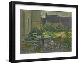 Courtyard Drinks, Champfreau-Susan Ryder-Framed Giclee Print