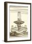 Courtyard Fountain V-Vision Studio-Framed Art Print