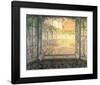 Courtyard from a Window-Henri Eugene Augustin Le Sidaner-Framed Art Print