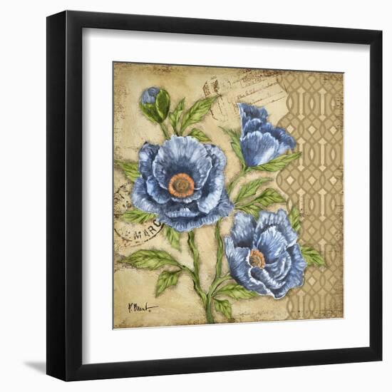 Courtyard Garden II-Paul Brent-Framed Art Print