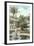 Courtyard, Hotel del Coronado, San Diego, California-null-Framed Art Print