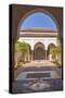 Courtyard in Alcazaba, Malaga, Andalucia, Spain, Europe-Rolf Richardson-Stretched Canvas