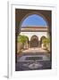 Courtyard in Alcazaba, Malaga, Andalucia, Spain, Europe-Rolf Richardson-Framed Photographic Print