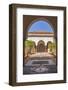 Courtyard in Alcazaba, Malaga, Andalucia, Spain, Europe-Rolf Richardson-Framed Photographic Print