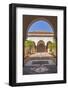 Courtyard in Alcazaba, Malaga, Andalucia, Spain, Europe-Rolf Richardson-Framed Photographic Print