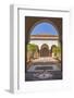 Courtyard in Alcazaba, Malaga, Andalucia, Spain, Europe-Rolf Richardson-Framed Photographic Print