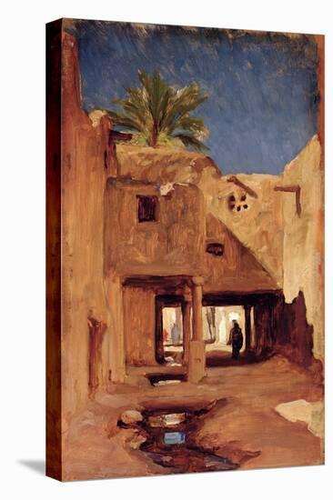 Courtyard in Algiers, C.1879-Frederic Leighton-Stretched Canvas