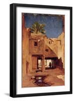 Courtyard in Algiers, C.1879-Frederic Leighton-Framed Giclee Print