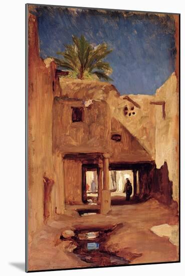 Courtyard in Algiers, C.1879-Frederic Leighton-Mounted Giclee Print