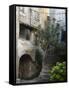 Courtyard in Back Alleyway of Old Town, Cres Town, Cres Island, Kvarner Gulf, Croatia, Europe-Stuart Black-Framed Stretched Canvas