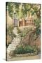 Courtyard in Provence-Roger Duvall-Stretched Canvas