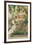 Courtyard in Provence-Roger Duvall-Framed Premium Giclee Print